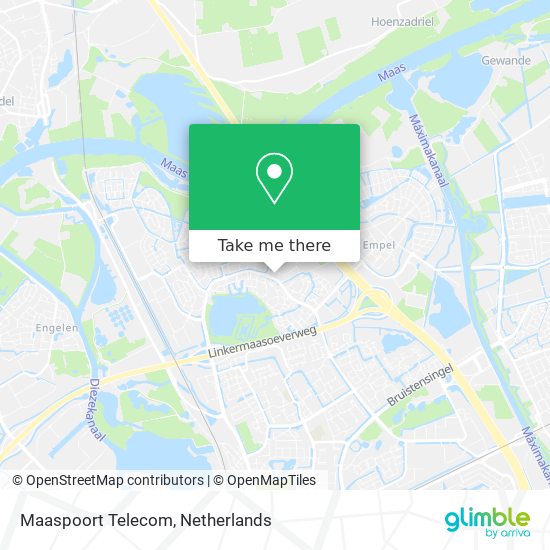 Maaspoort Telecom map