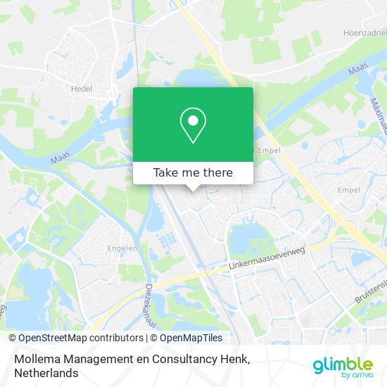 Mollema Management en Consultancy Henk map