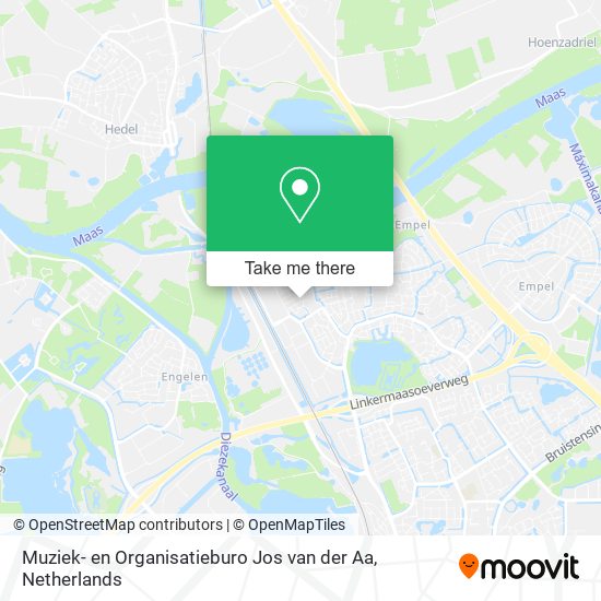 Muziek- en Organisatieburo Jos van der Aa map