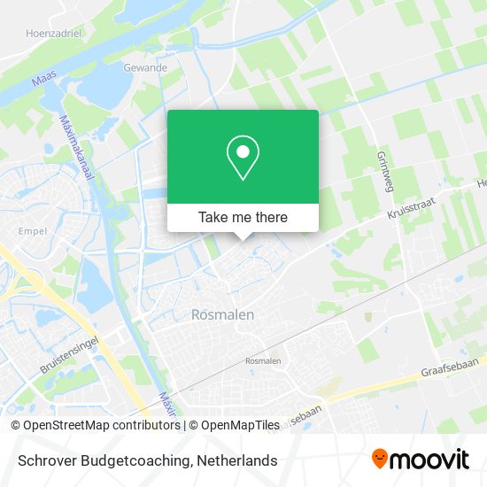 Schrover Budgetcoaching map