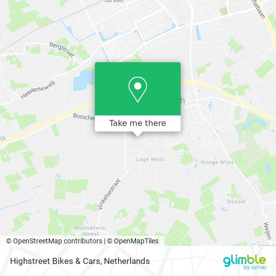 Highstreet Bikes & Cars map