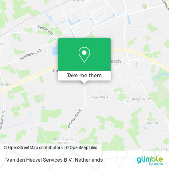 Van den Heuvel Services B.V. Karte