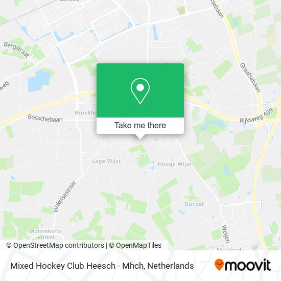 Mixed Hockey Club Heesch - Mhch map