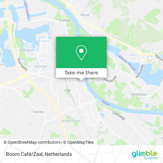 Boom Café/Zaal map