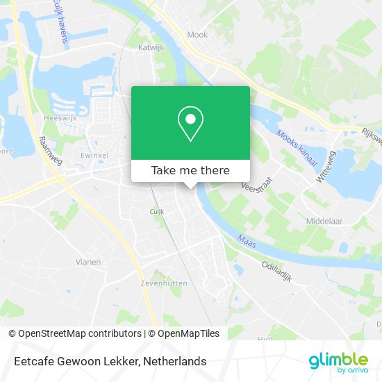 Eetcafe Gewoon Lekker map