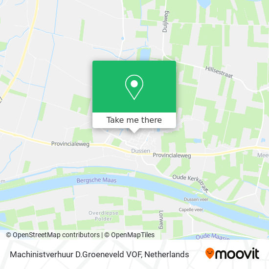 Machinistverhuur D.Groeneveld VOF Karte