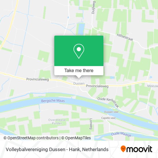 Volleybalvereniging Dussen - Hank map