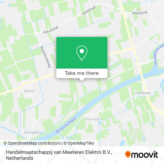 Handelmaatschappij van Meeteren Elektro B.V. Karte