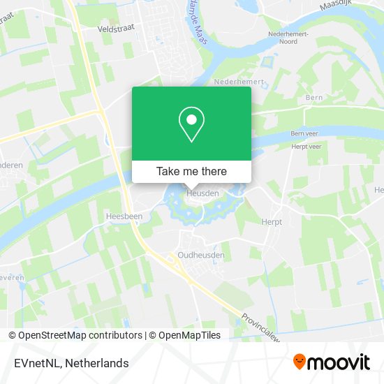 EVnetNL map