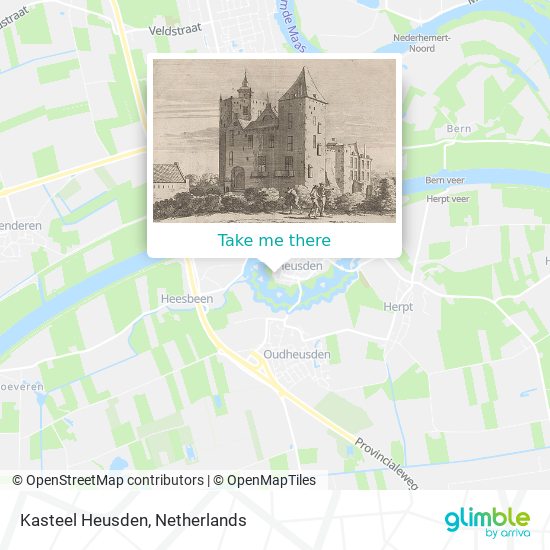 Kasteel Heusden Karte