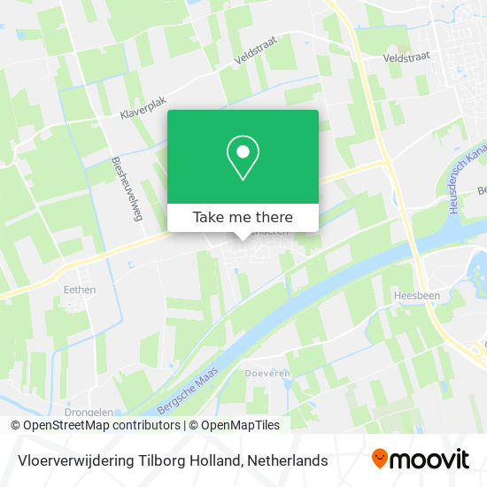 Vloerverwijdering Tilborg Holland map