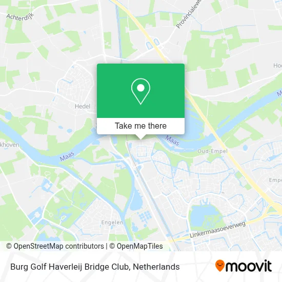 Burg Golf Haverleij Bridge Club map