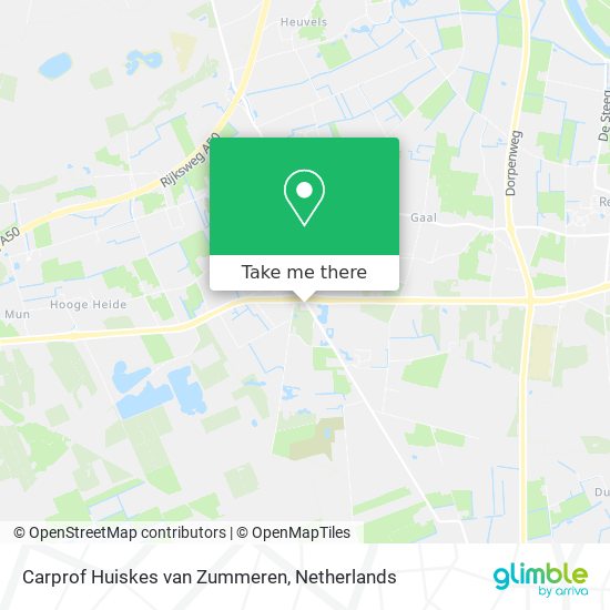 Carprof Huiskes van Zummeren map