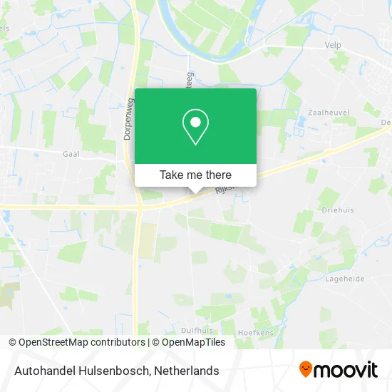 Autohandel Hulsenbosch map