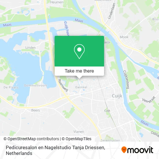 Pedicuresalon en Nagelstudio Tanja Driessen map