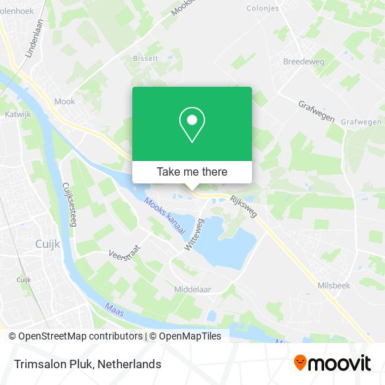 Trimsalon Pluk map