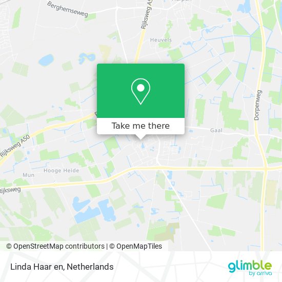 Linda Haar en map