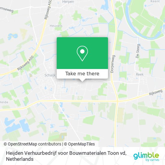 Heijden Verhuurbedrijf voor Bouwmaterialen Toon vd map