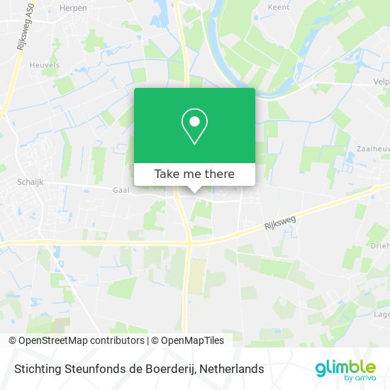 Stichting Steunfonds de Boerderij Karte