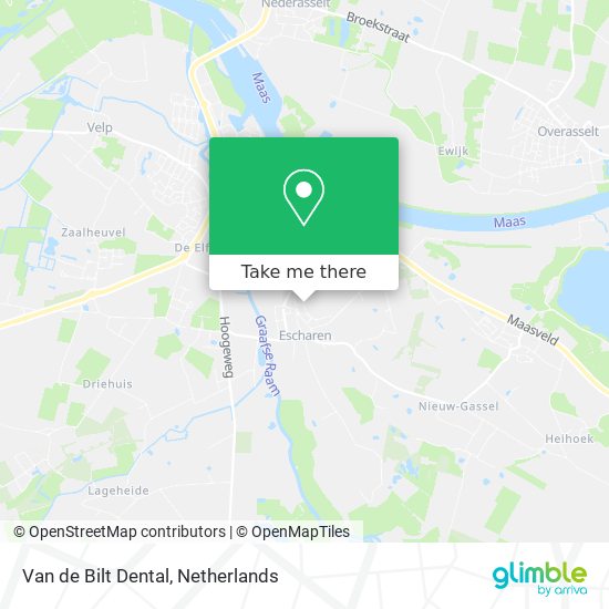 Van de Bilt Dental map