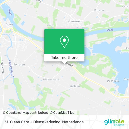 M. Clean Care + Dienstverlening map