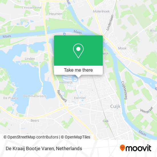 De Kraaij Bootje Varen map