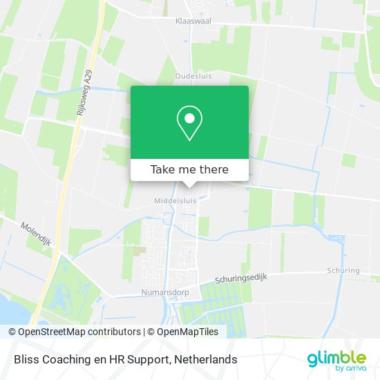 Bliss Coaching en HR Support map