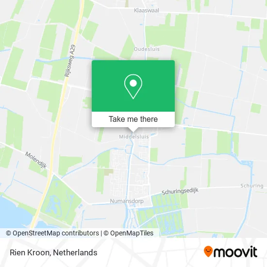 Rien Kroon map
