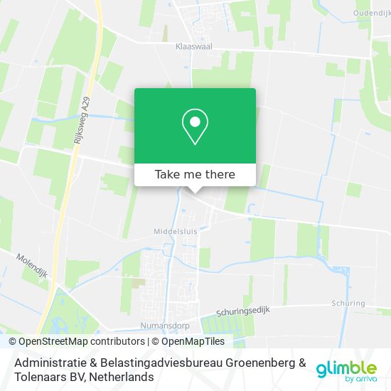 Administratie & Belastingadviesbureau Groenenberg & Tolenaars BV map