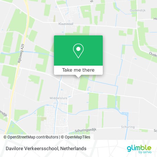 Davilore Verkeersschool Karte