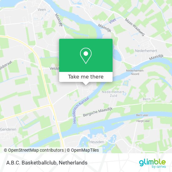 A.B.C. Basketballclub map