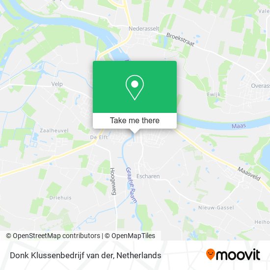 Donk Klussenbedrijf van der map