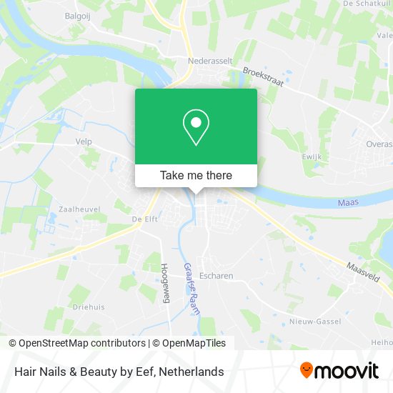Hair Nails & Beauty by Eef map