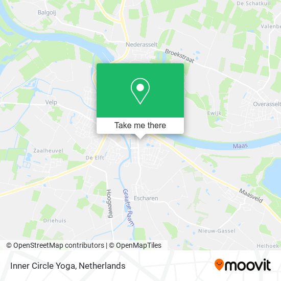 Inner Circle Yoga map