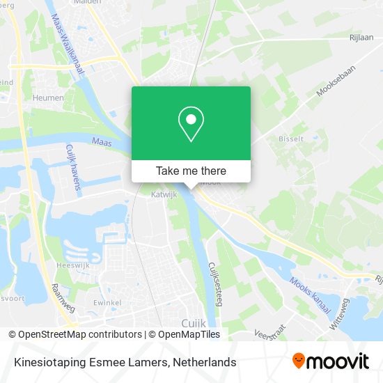 Kinesiotaping Esmee Lamers map