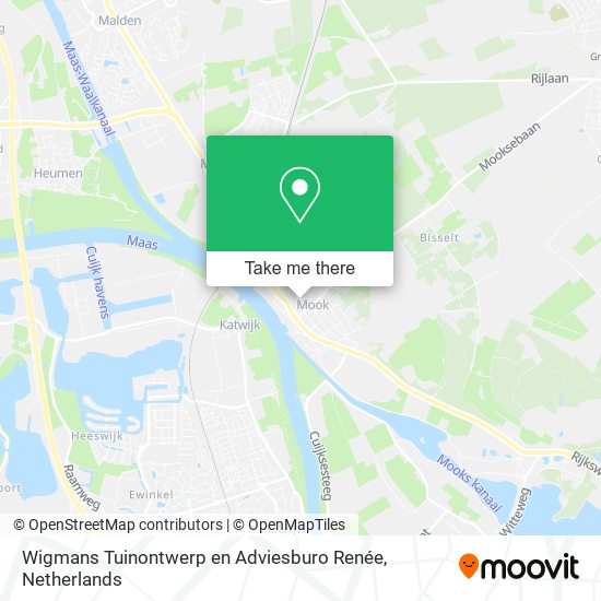 Wigmans Tuinontwerp en Adviesburo Renée map