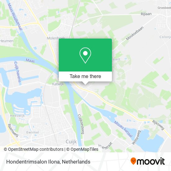 Hondentrimsalon Ilona map