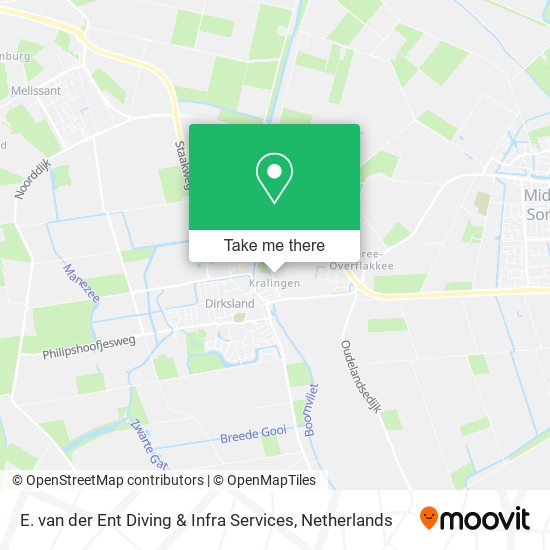 E. van der Ent Diving & Infra Services map