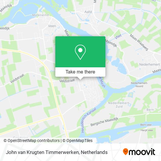 John van Krugten Timmerwerken map