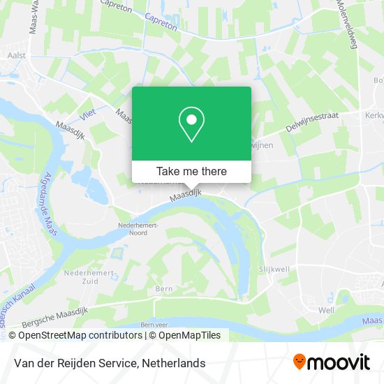 Van der Reijden Service map