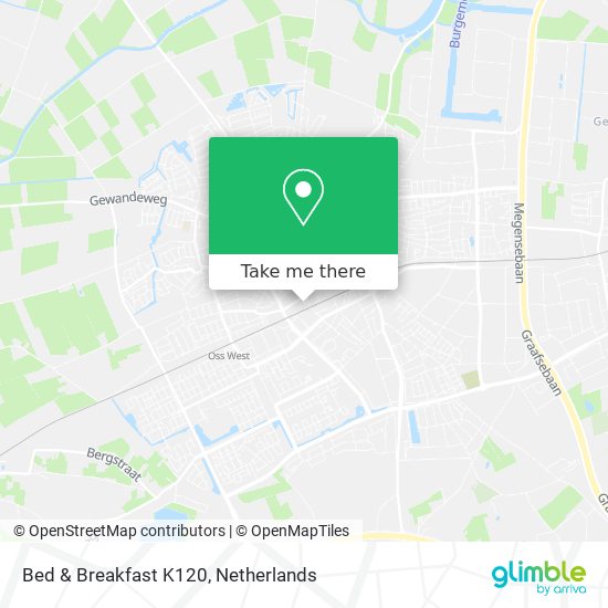 Bed & Breakfast K120 map