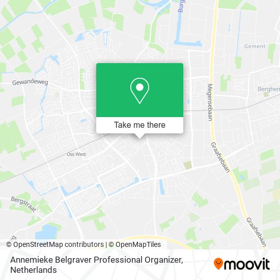 Annemieke Belgraver Professional Organizer map