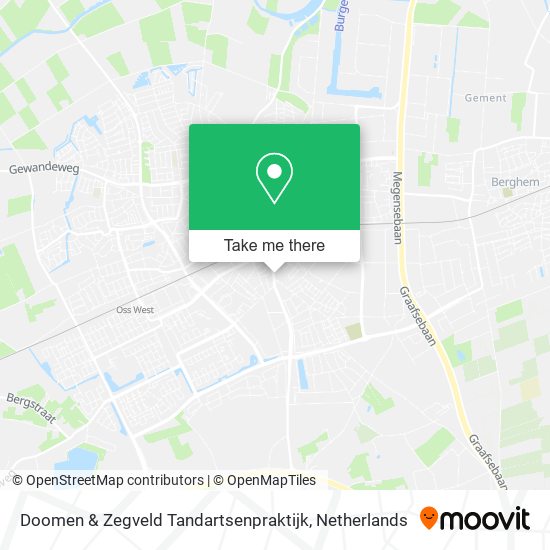 Doomen & Zegveld Tandartsenpraktijk map