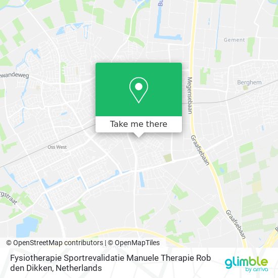 Fysiotherapie Sportrevalidatie Manuele Therapie Rob den Dikken Karte