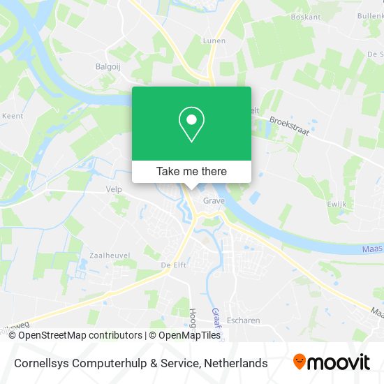 Cornellsys Computerhulp & Service map