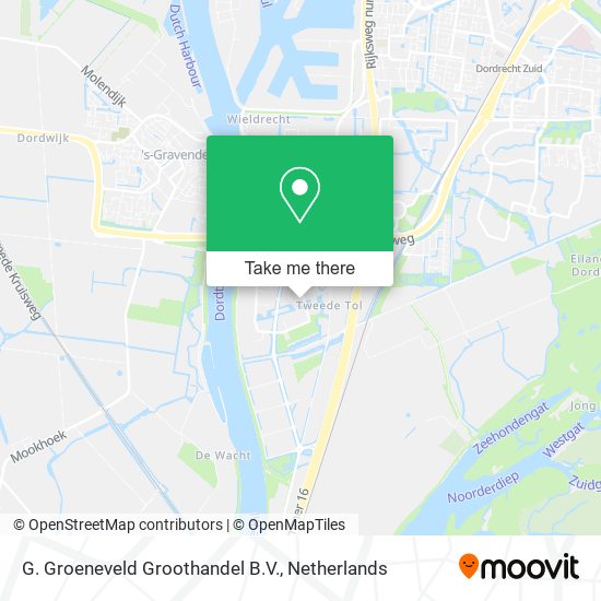 G. Groeneveld Groothandel B.V. map
