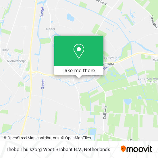 Thebe Thuiszorg West Brabant B.V. Karte