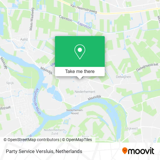 Party Service Versluis map