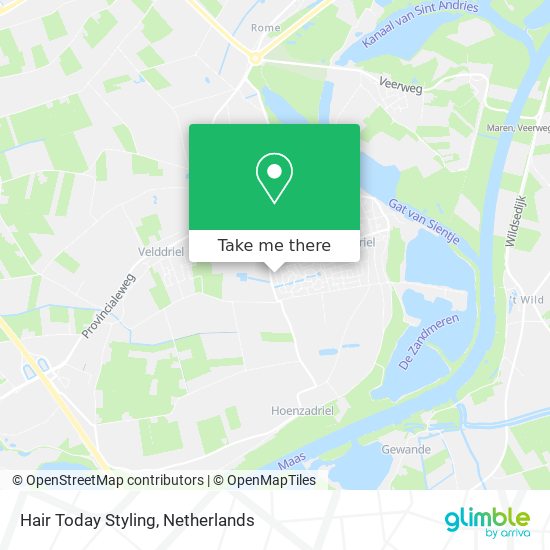 Hair Today Styling map