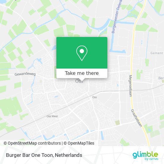Burger Bar One Toon Karte